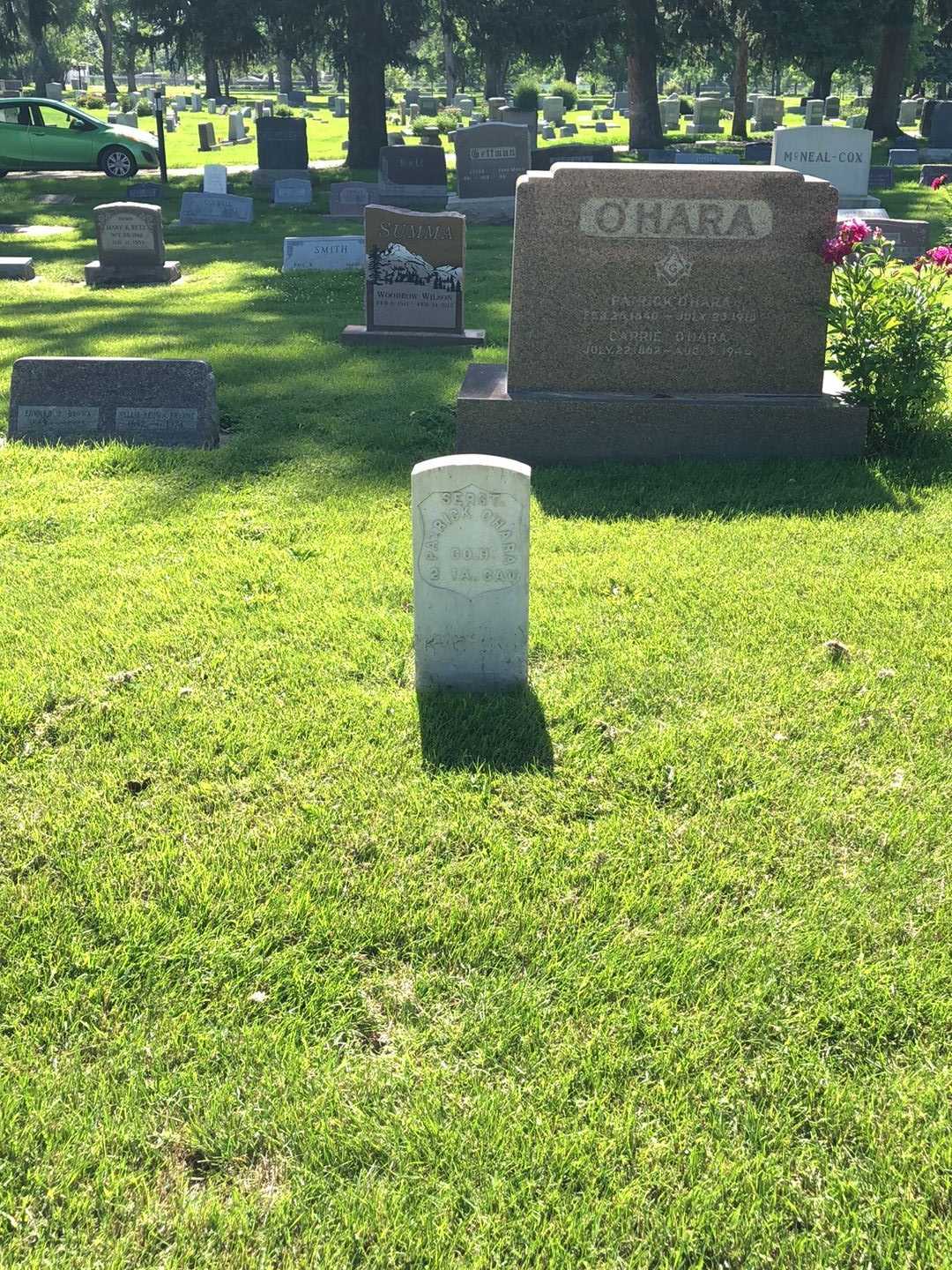 Patrick O'Hara's grave. Photo 2