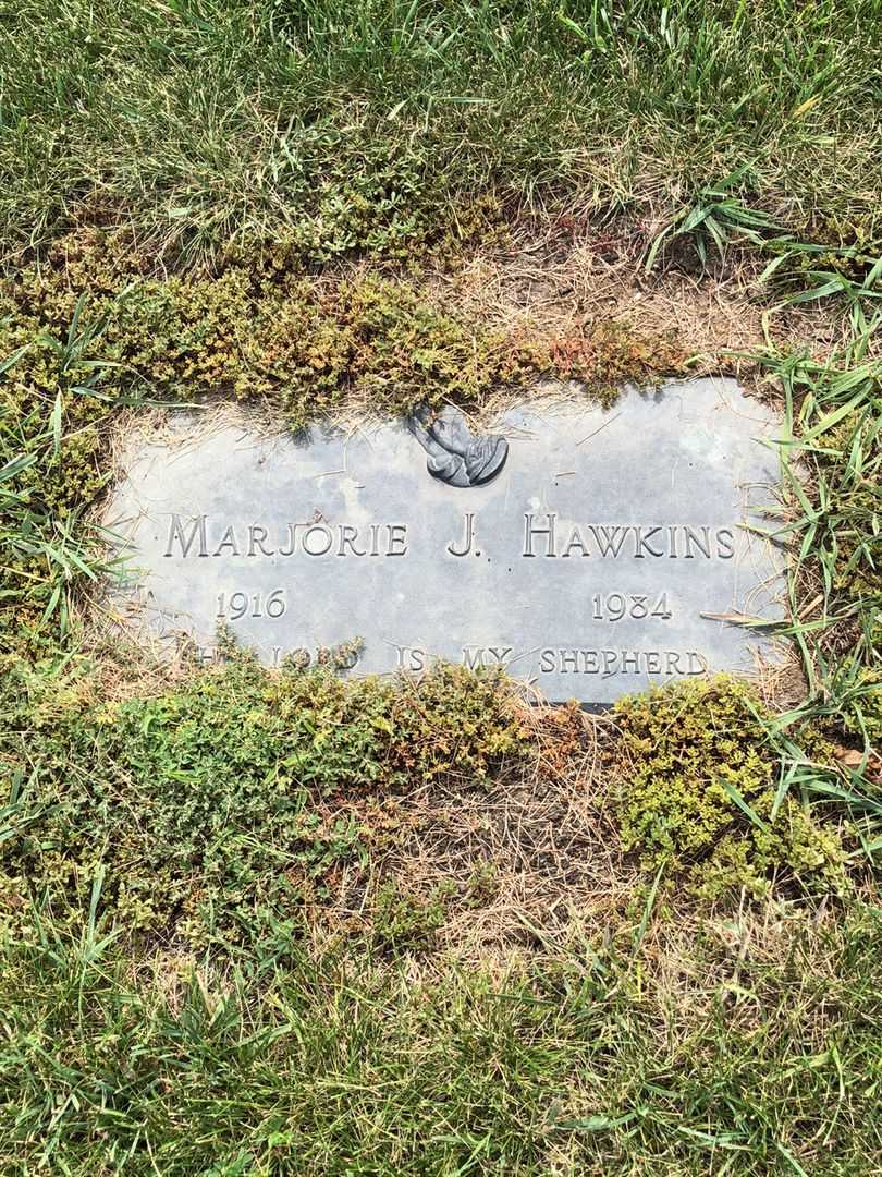 Marjorie Jean Radley-Hawkins's grave. Photo 1