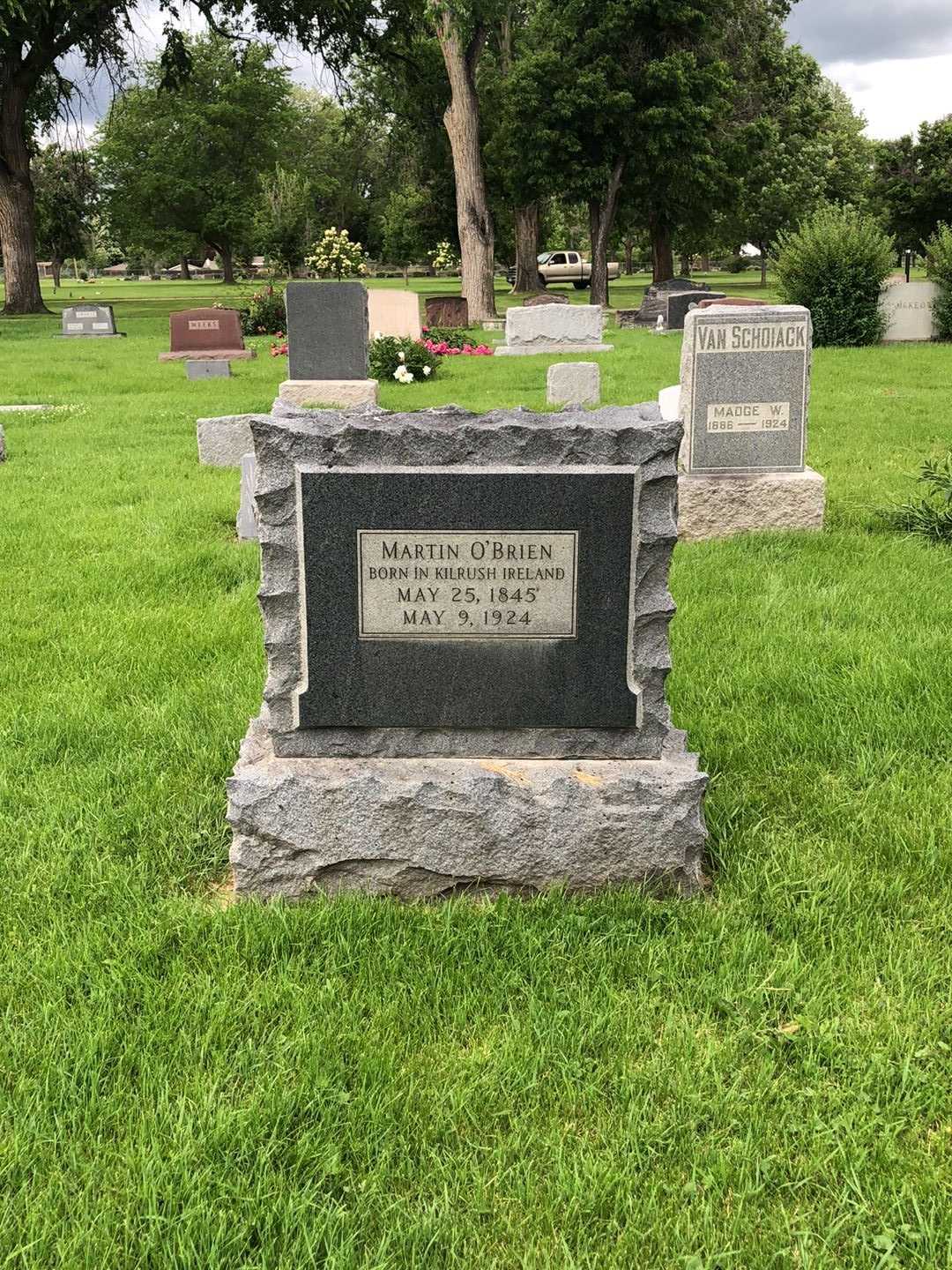 Martin O'Brien's grave. Photo 2