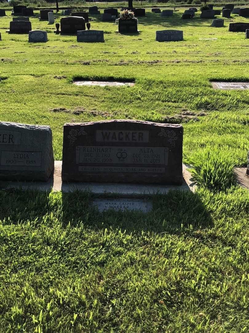 Reinhart Wacker's grave. Photo 2