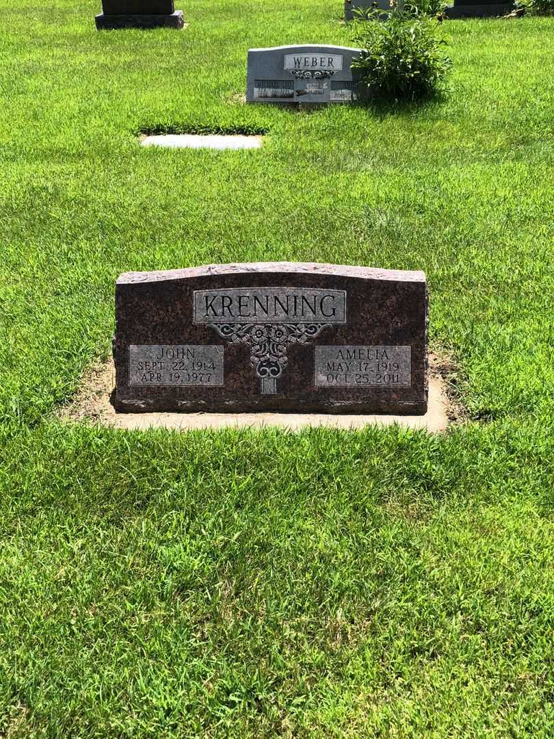 John Krenning's grave. Photo 2