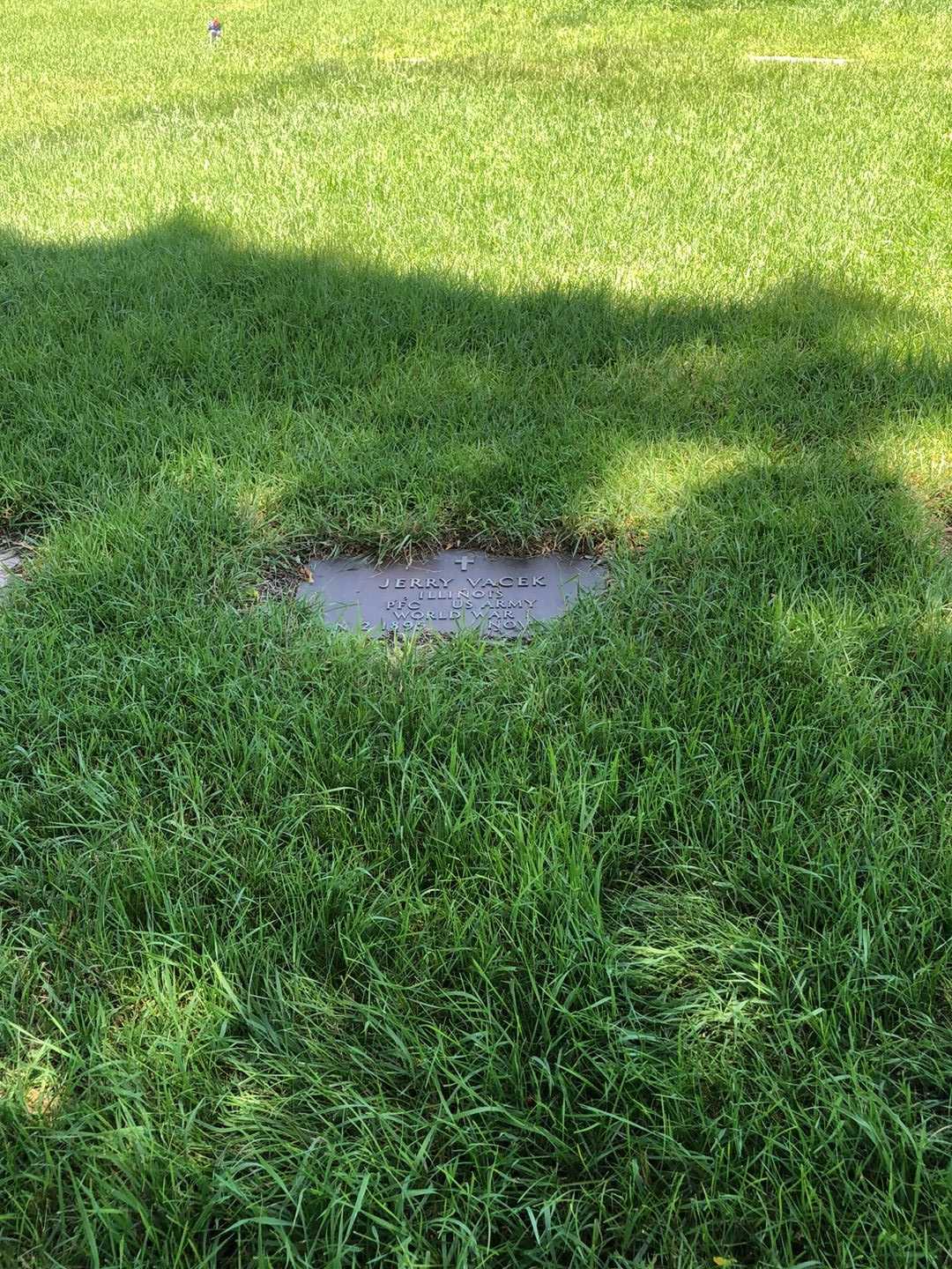 Jerry Vacek's grave. Photo 2