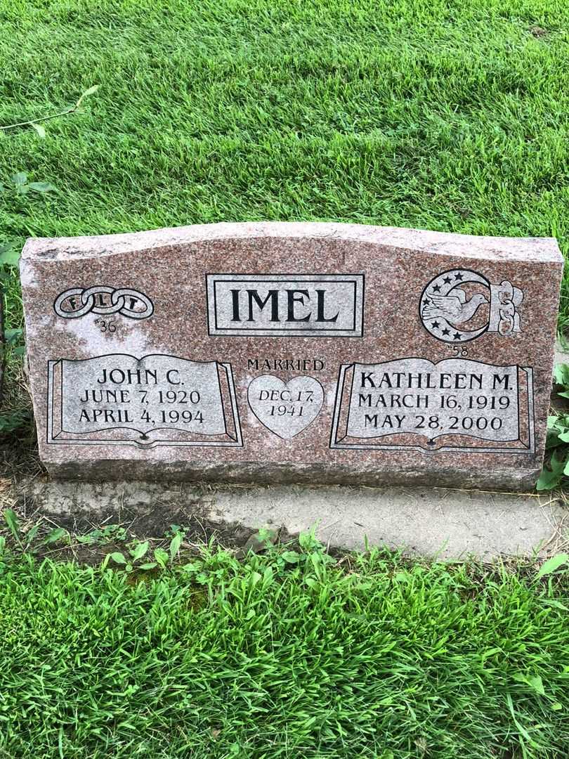 John Cecil Imel's grave. Photo 1