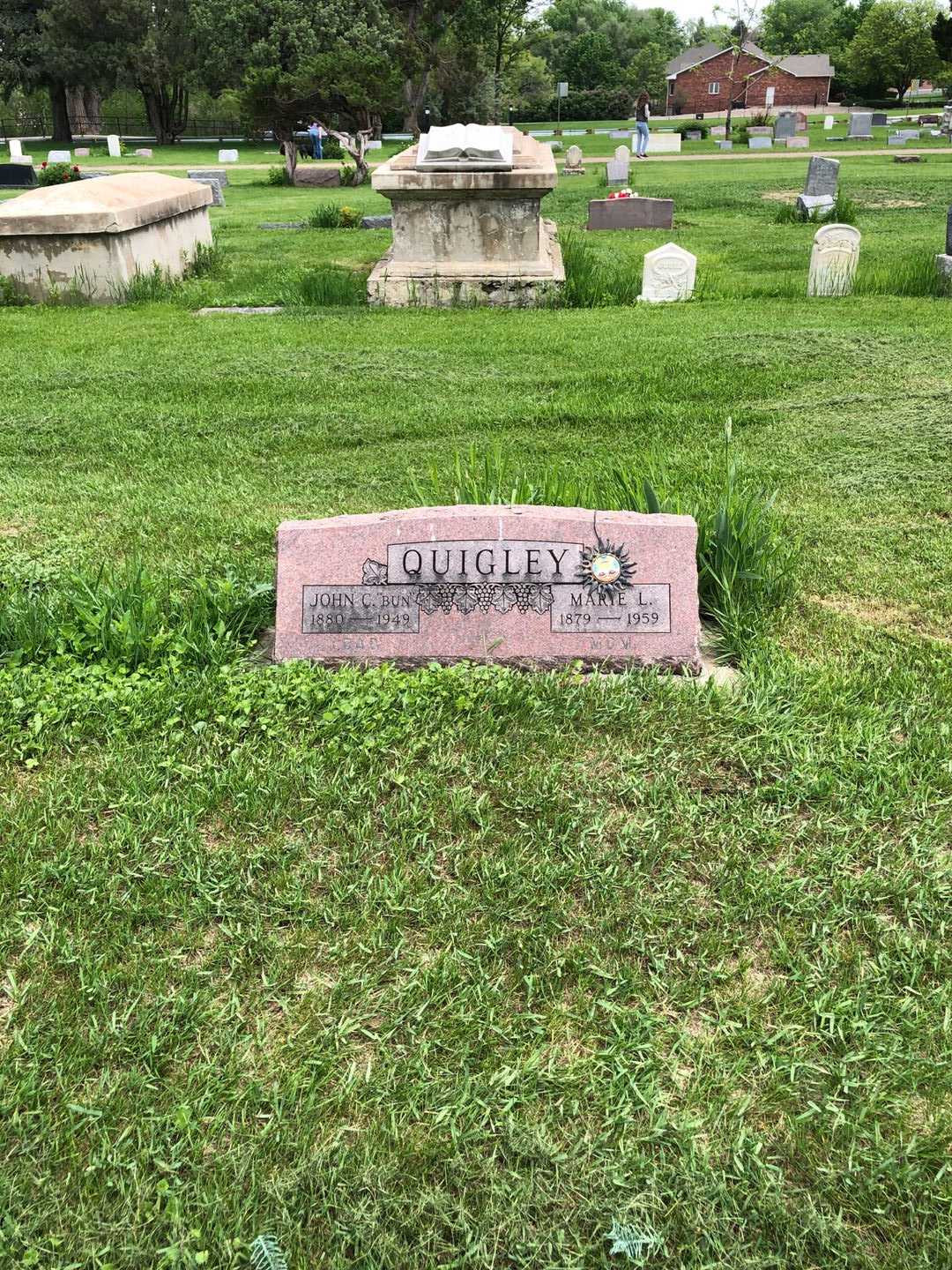 Marie L. Quigley's grave. Photo 2