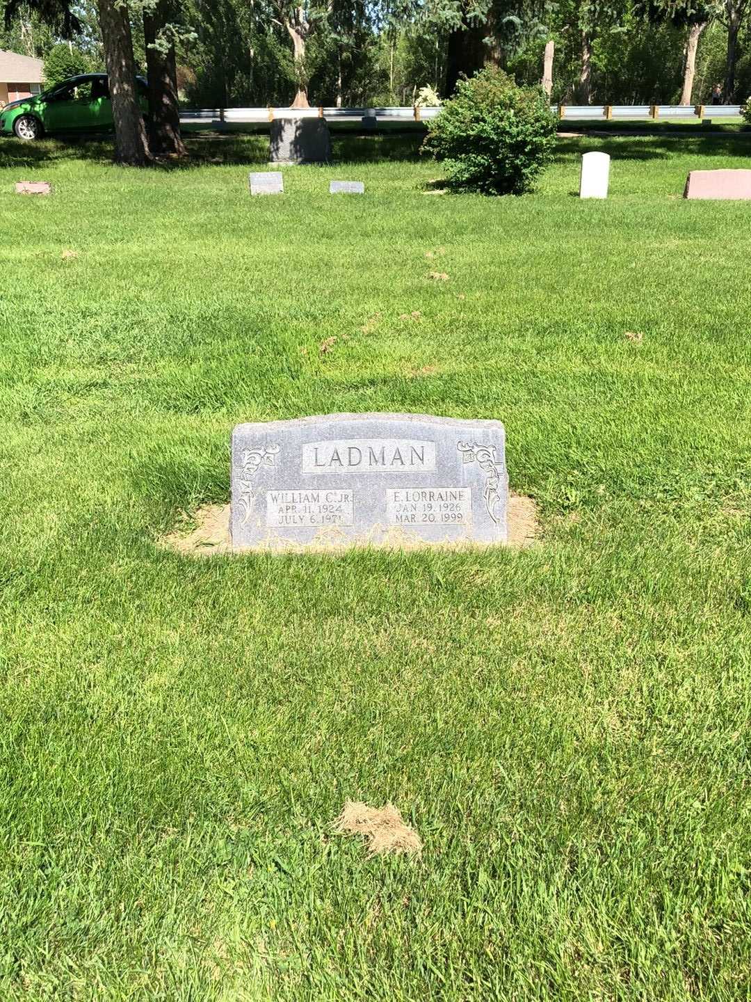 E. Lorraine Ladman's grave. Photo 2