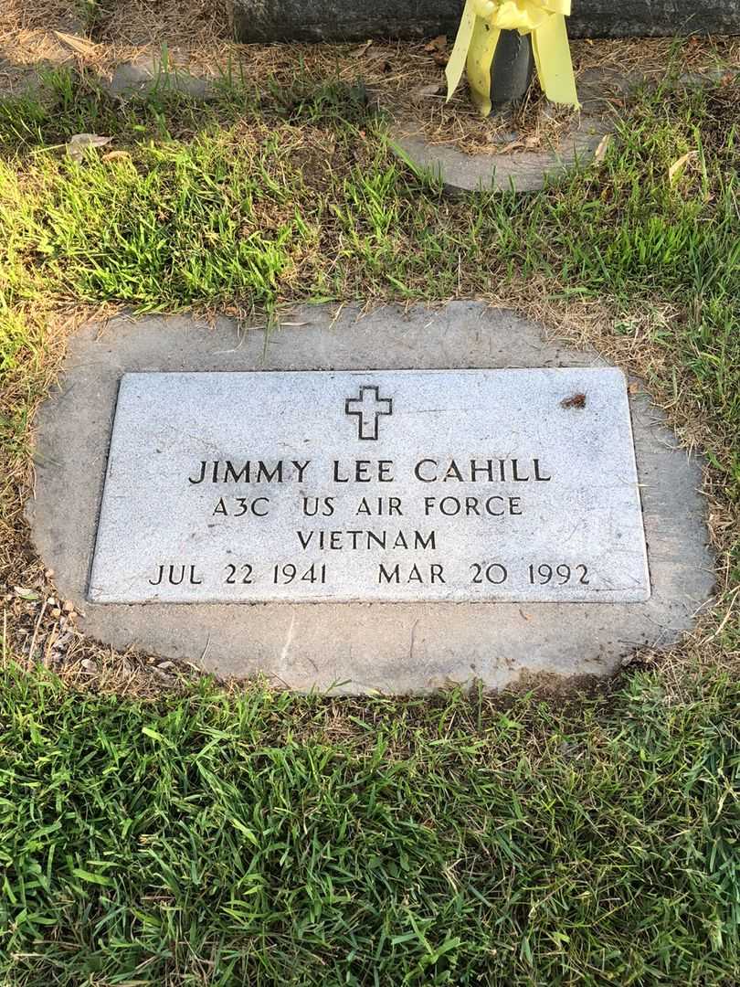 Jimmy Lee Cahill's grave. Photo 5