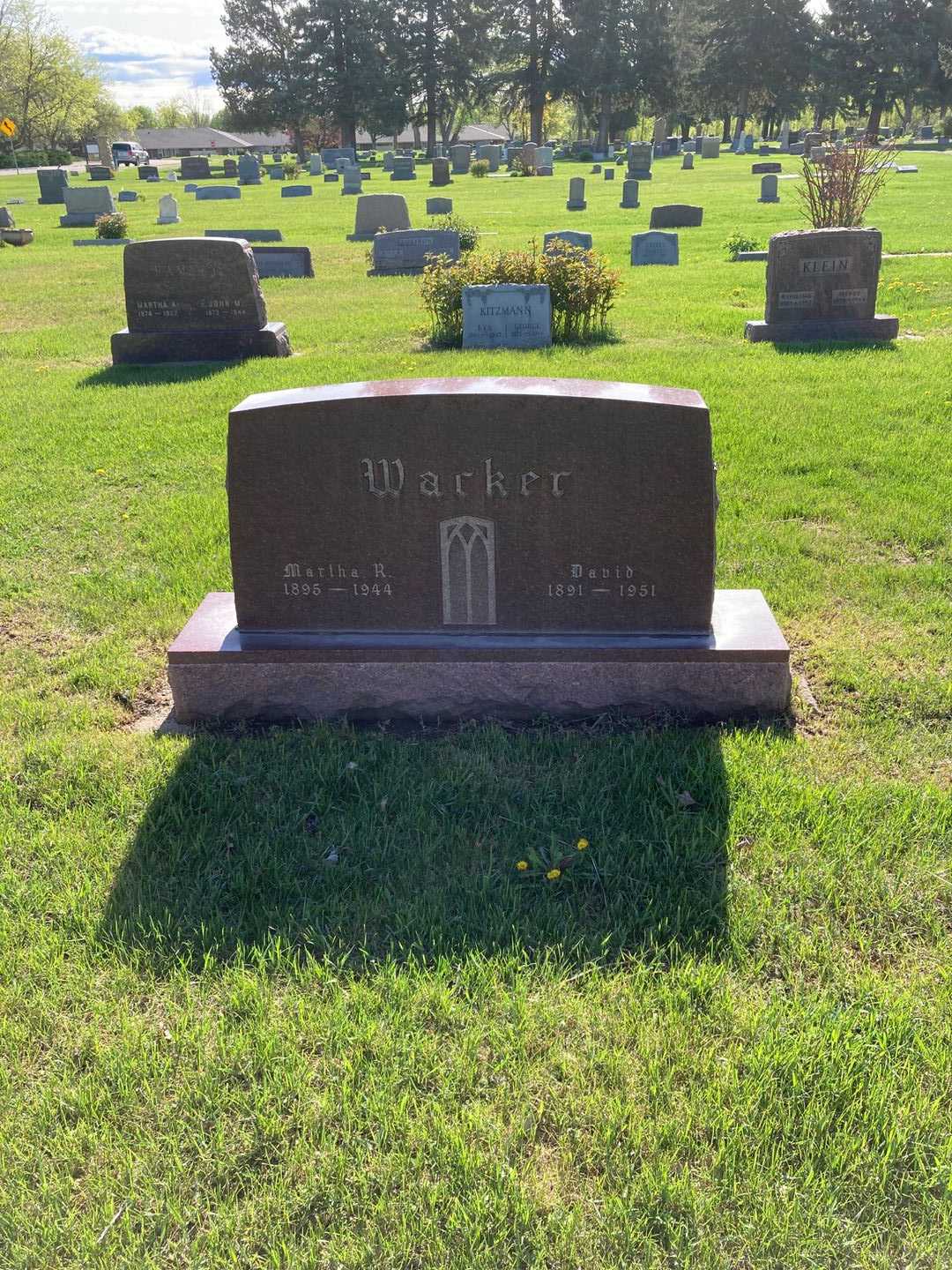 David Wacker's grave. Photo 2