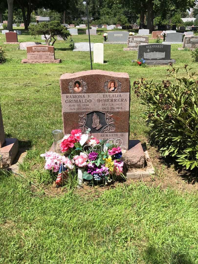 Eulalia DeHerrera's grave. Photo 2