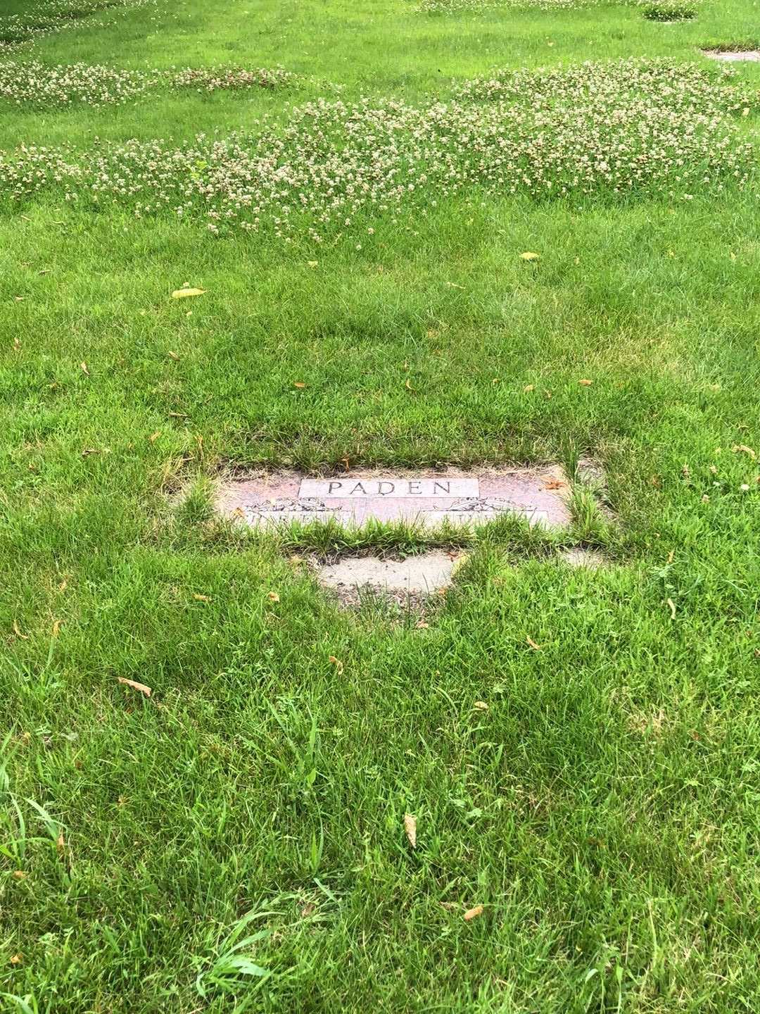 Ethel P. Paden's grave. Photo 2