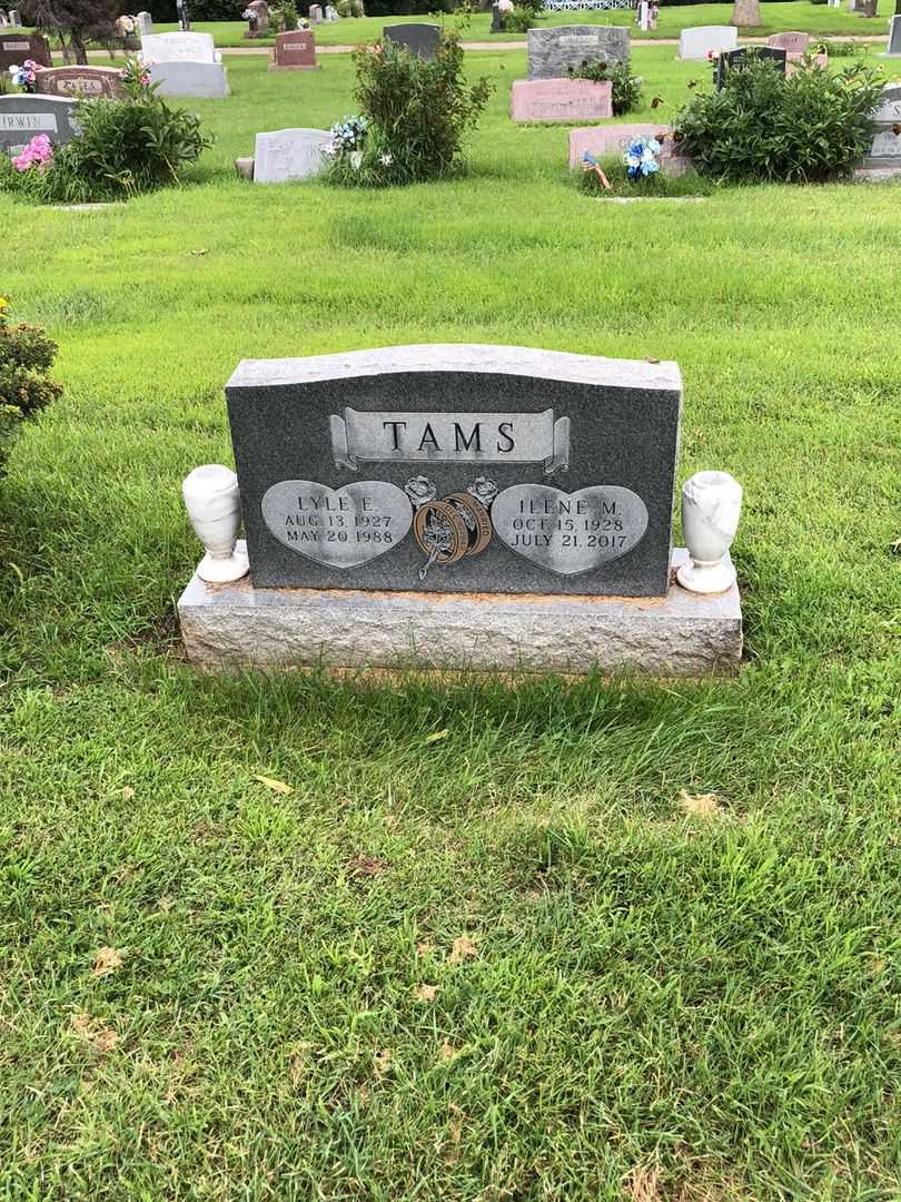 Ilene M. Tams's grave. Photo 2