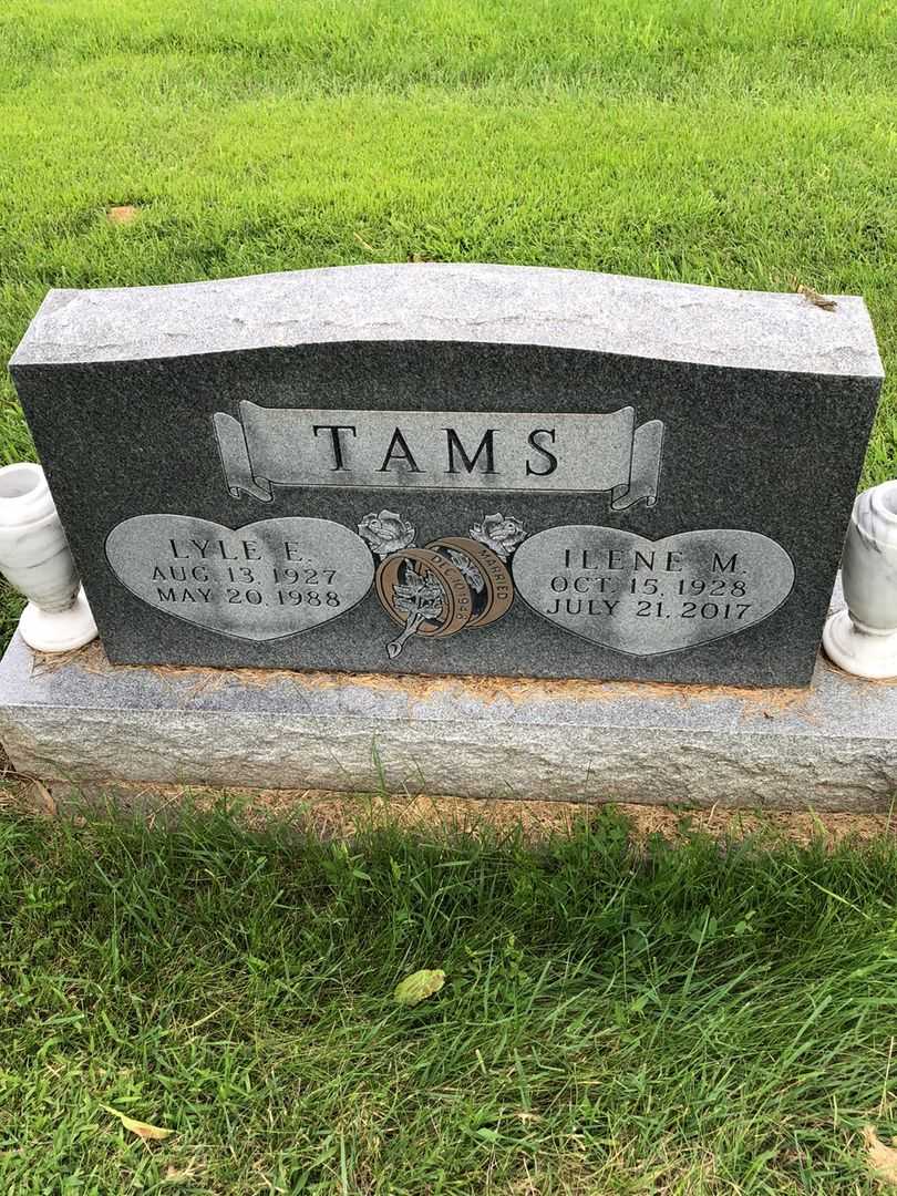 Lyle Edwin Tams's grave. Photo 1