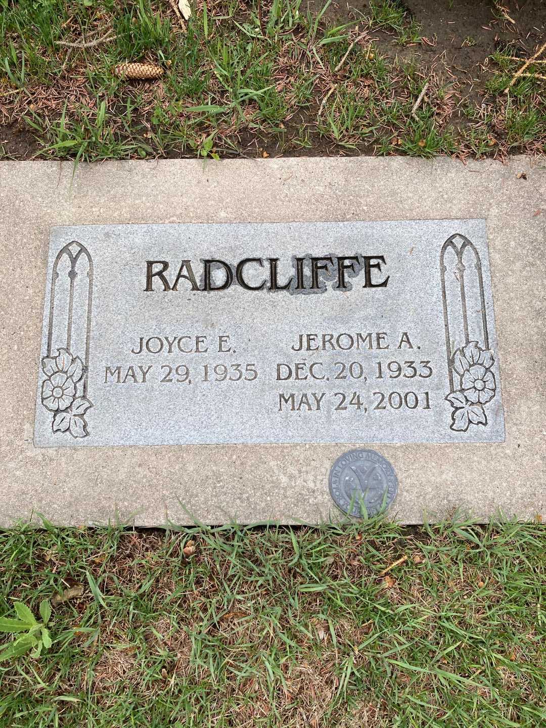 John A. Radcliffe's grave. Photo 1