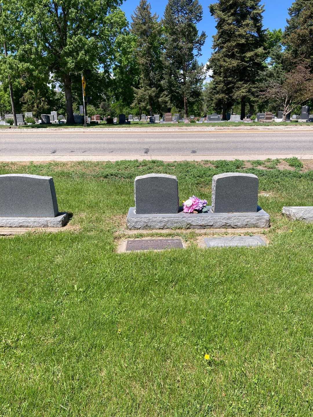 Ralph E. Fagan's grave. Photo 3