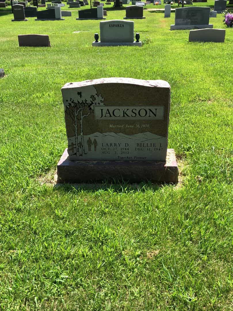 Billie J Jackson's grave. Photo 2