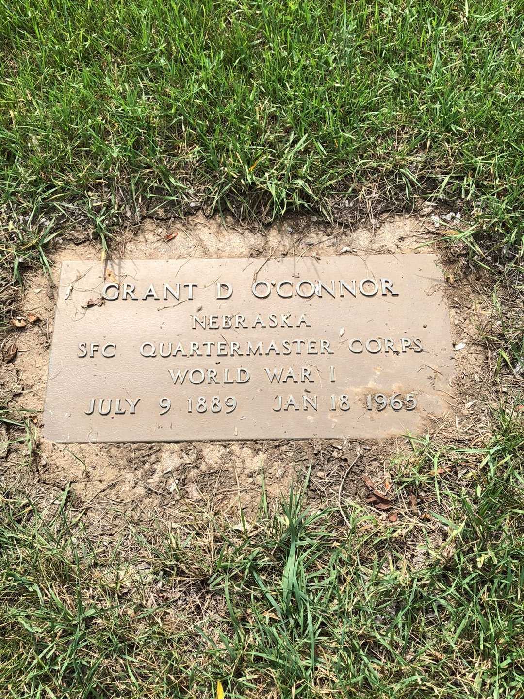 Grant Douglas O'Connor's grave. Photo 1