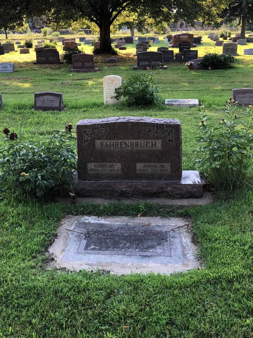 Conrad Fahrenbruch's grave. Photo 2