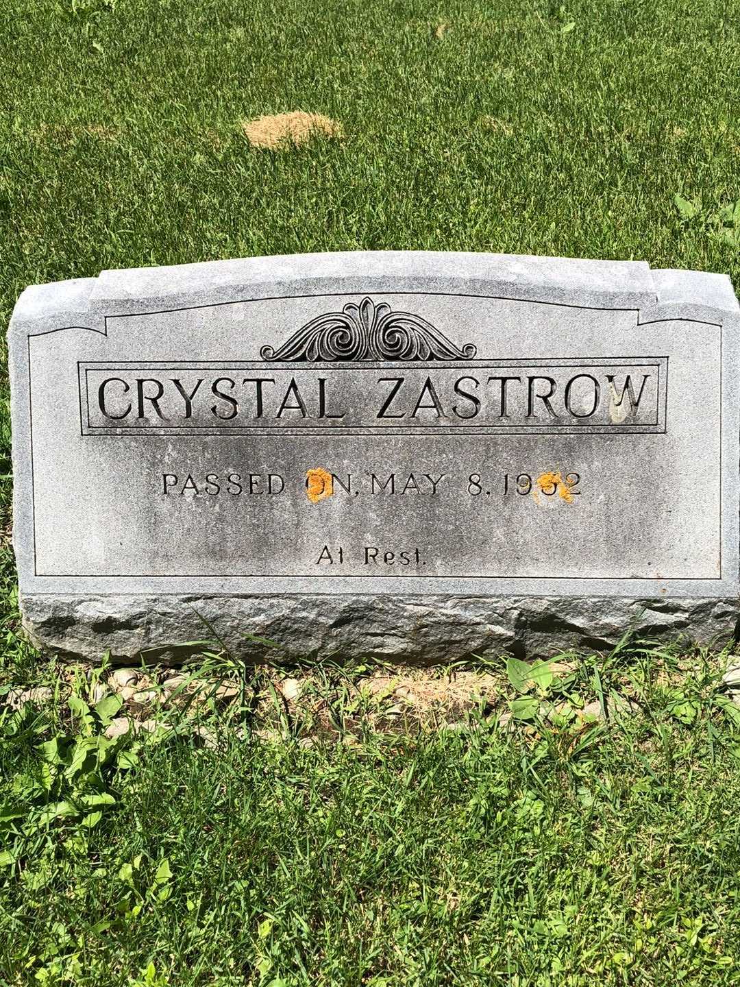 Crystal Zastrow's grave. Photo 1