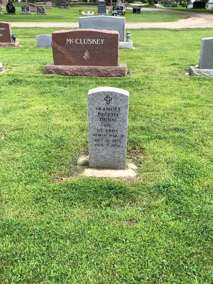 Frances Concetta Baccili Dunn's grave. Photo 2