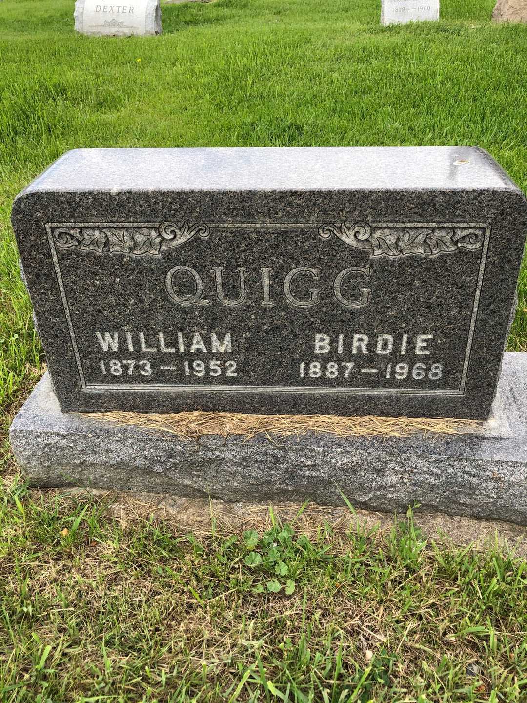 William Quigg's grave. Photo 1