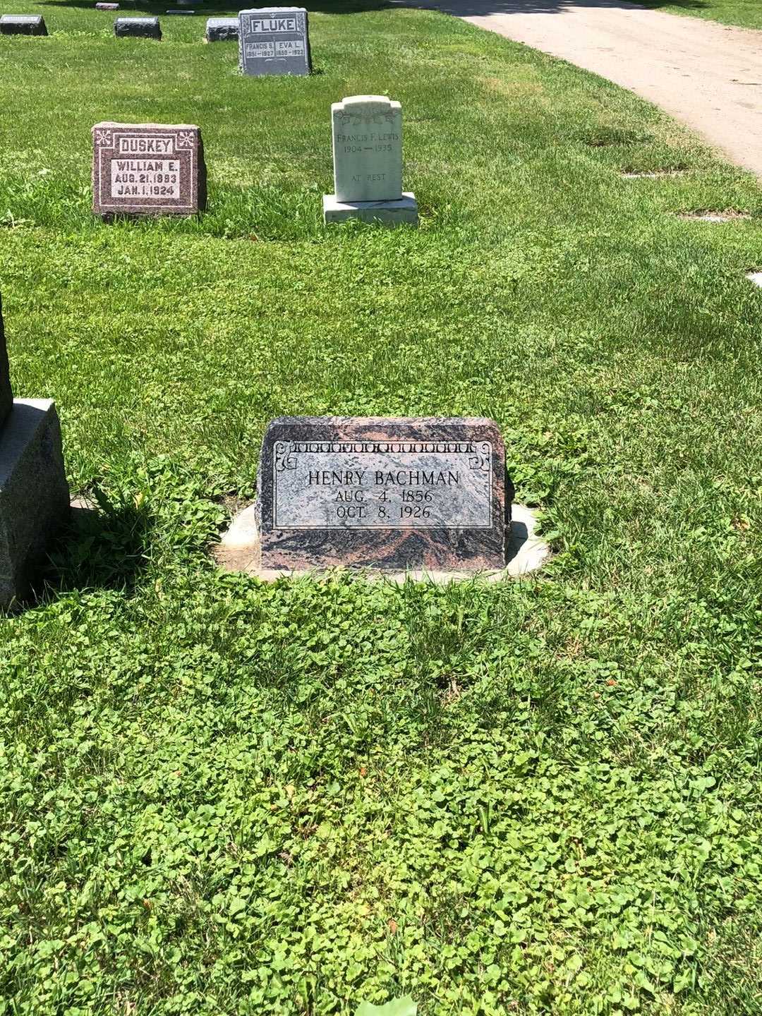 Henry Bachman's grave. Photo 2