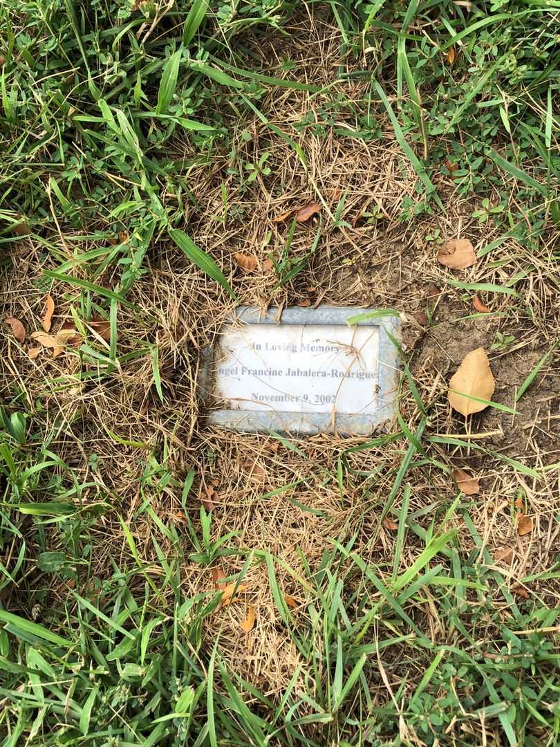 Angel Francine Jabalera-Rodriguez's grave. Photo 1