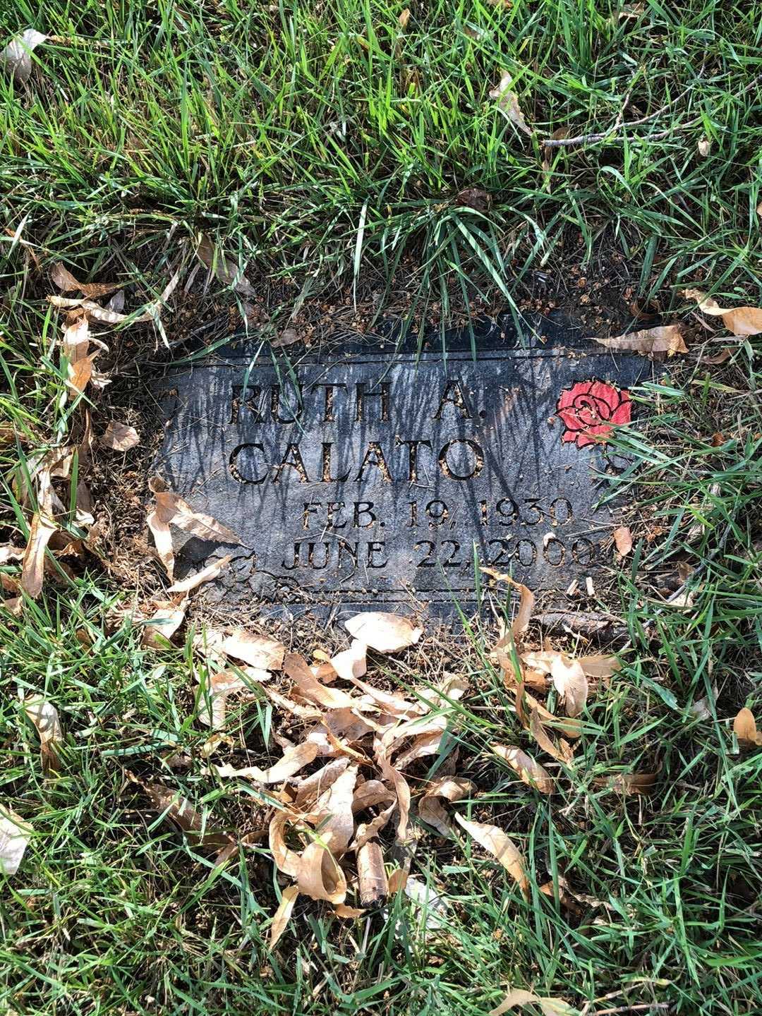 Ruth A. Calato's grave. Photo 3