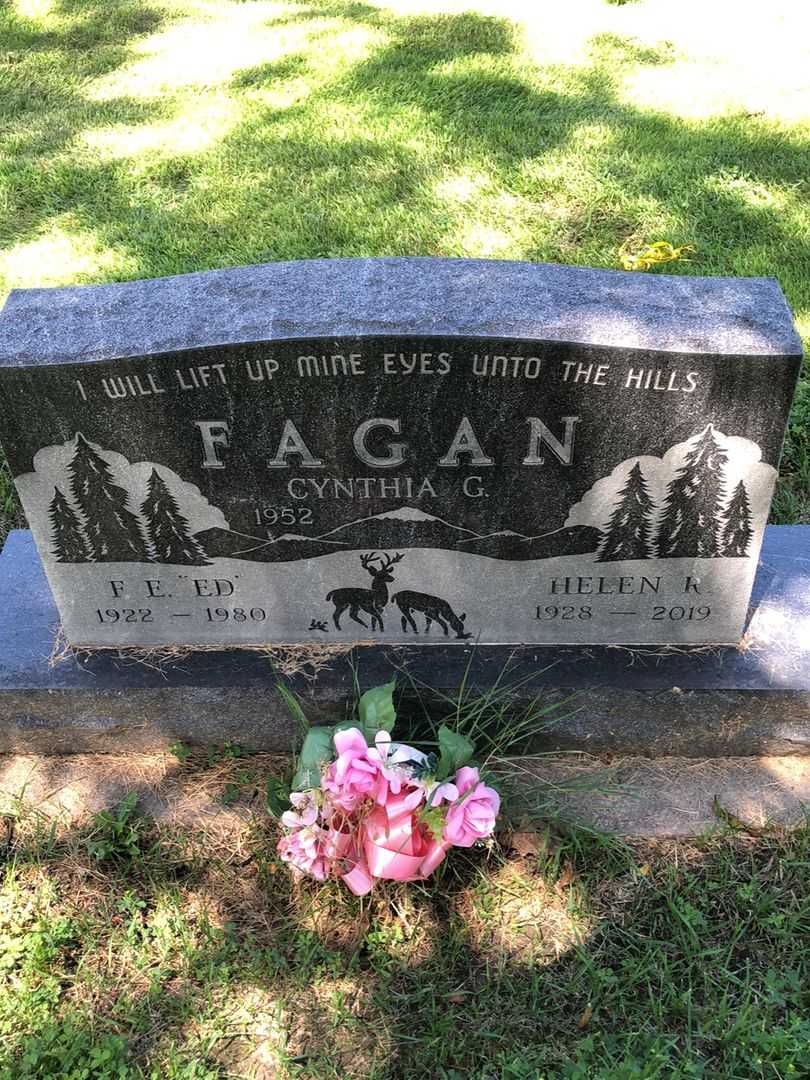 Faye Edwin "Ed" Fagan Junior's grave. Photo 1