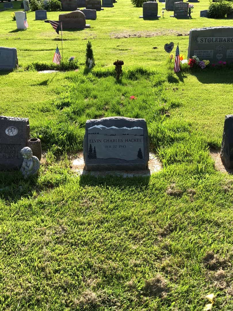Elvin Charles Hackel's grave. Photo 2