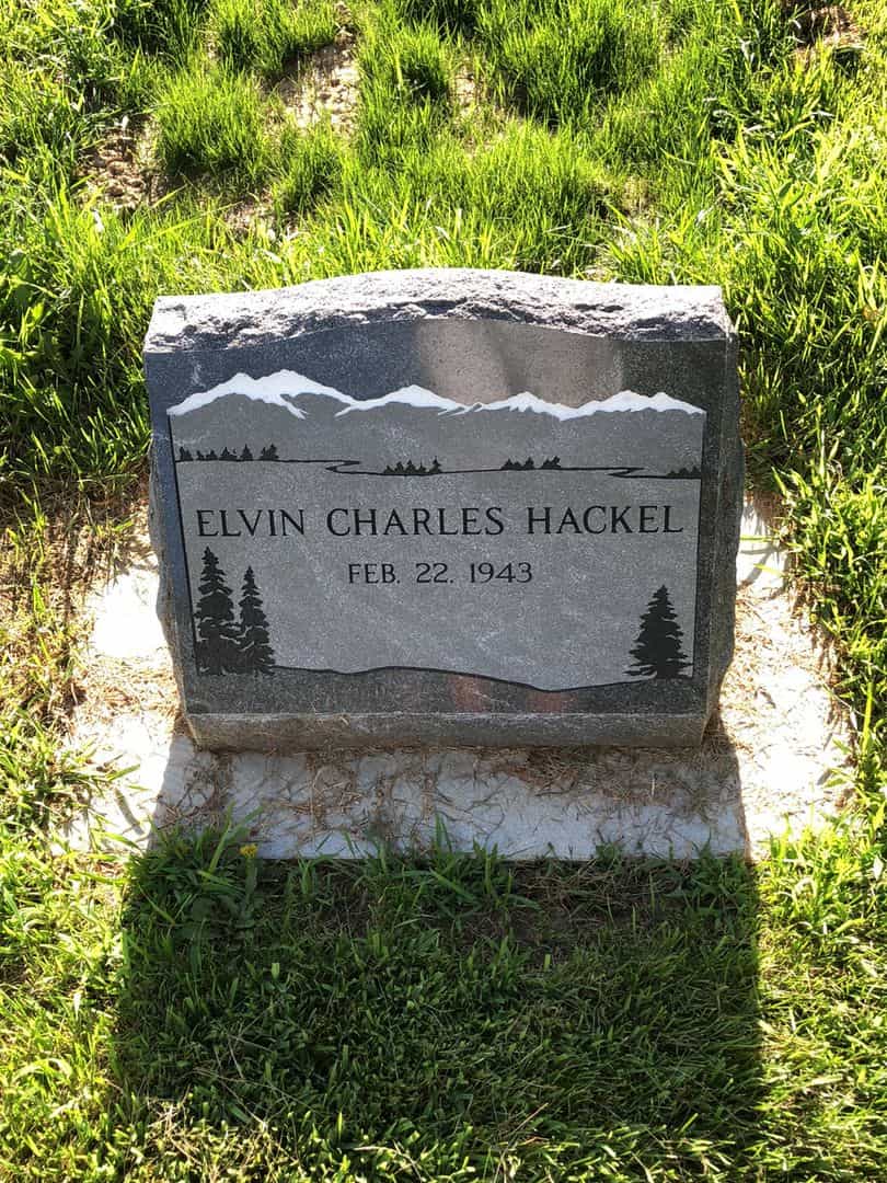 Elvin Charles Hackel's grave. Photo 1