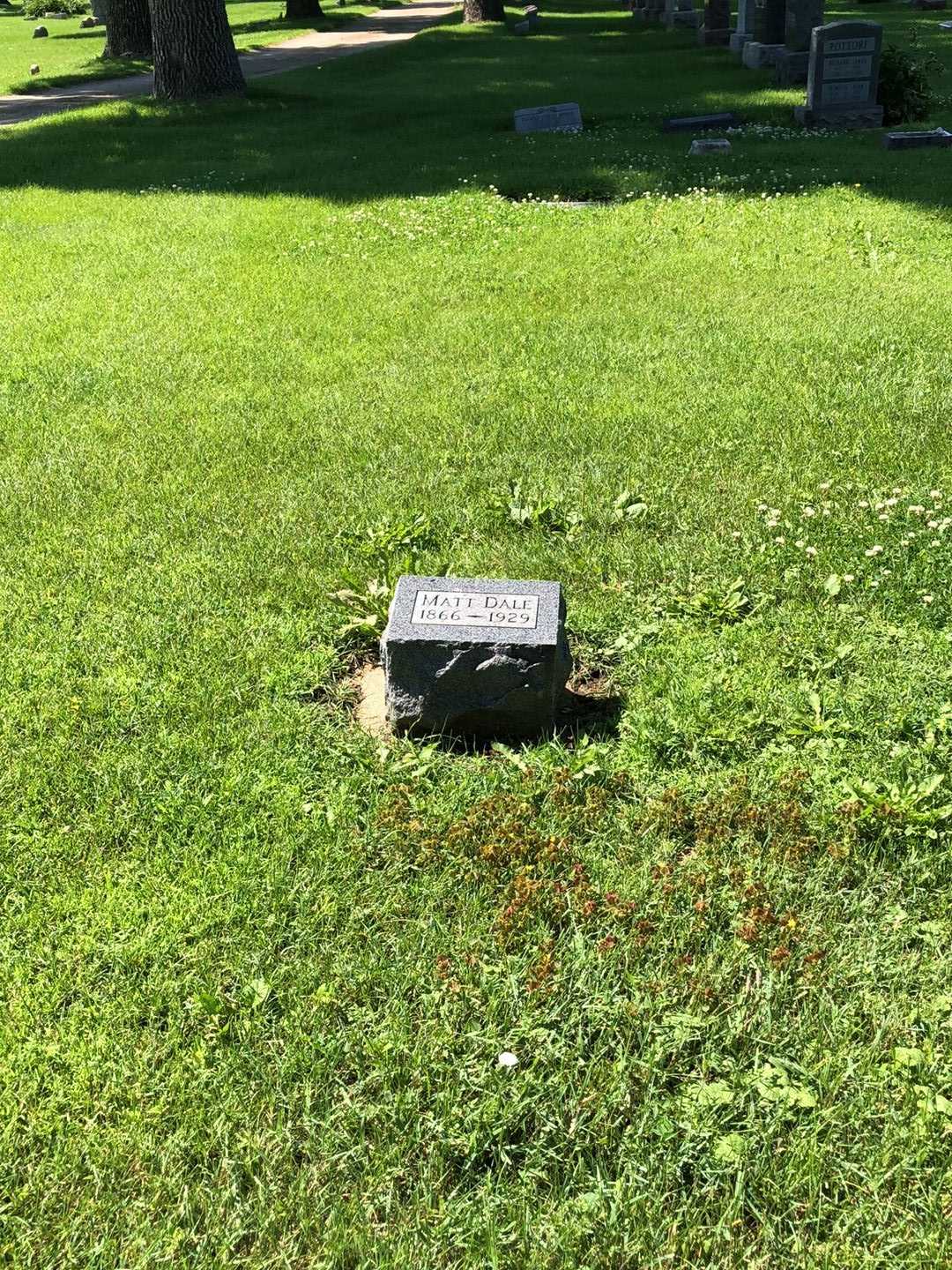 Matthew "Matt" Dale's grave. Photo 2