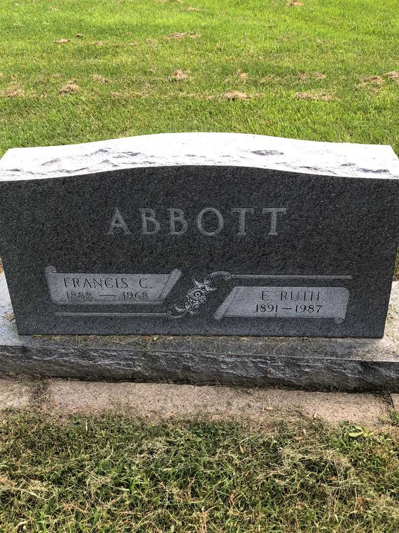 E. Ruth Abbott's grave. Photo 1