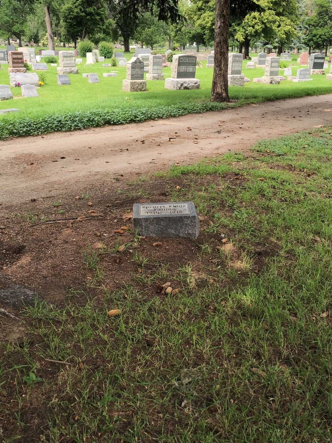 Spencer Lloyd Failing's grave. Photo 2