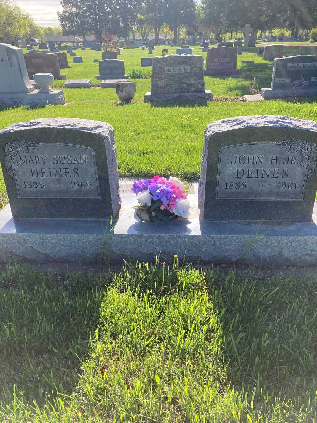 Henrietta Deines Fagan's grave. Photo 1