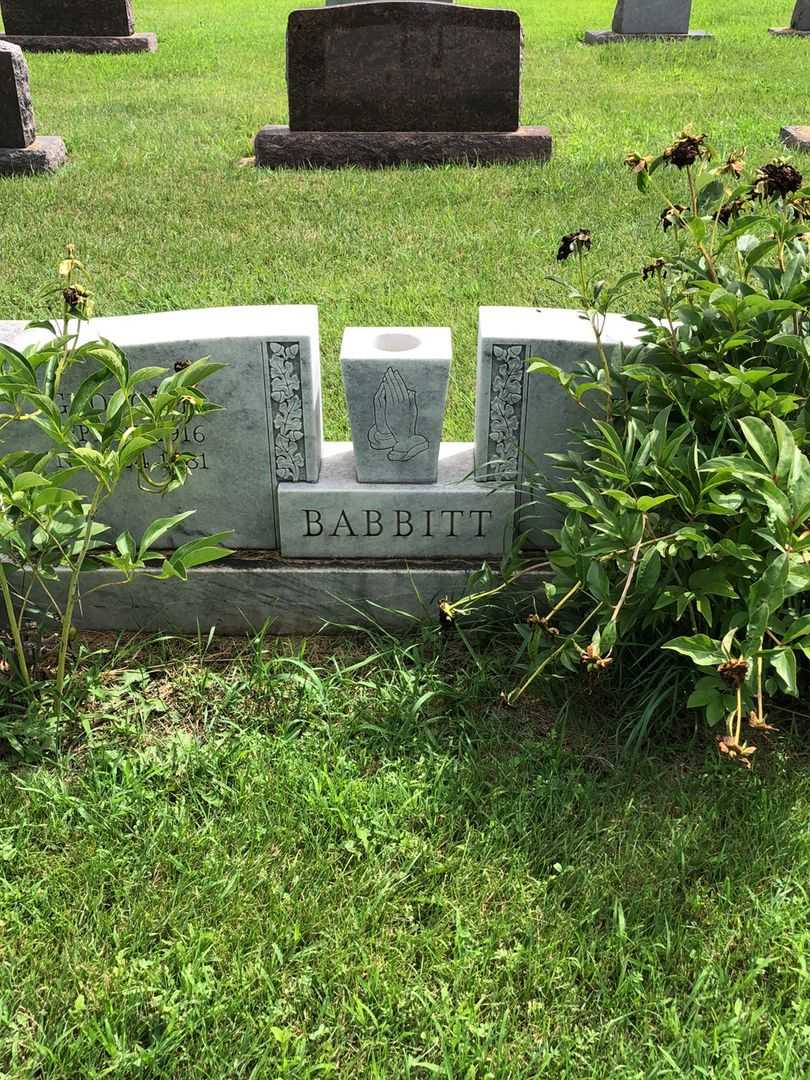 George H. Babbitt's grave. Photo 1