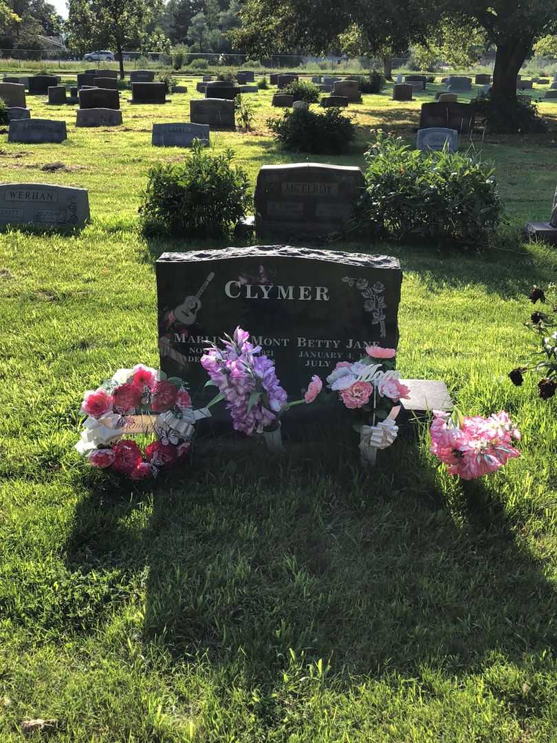 Marlin LaMont Clymer's grave. Photo 2