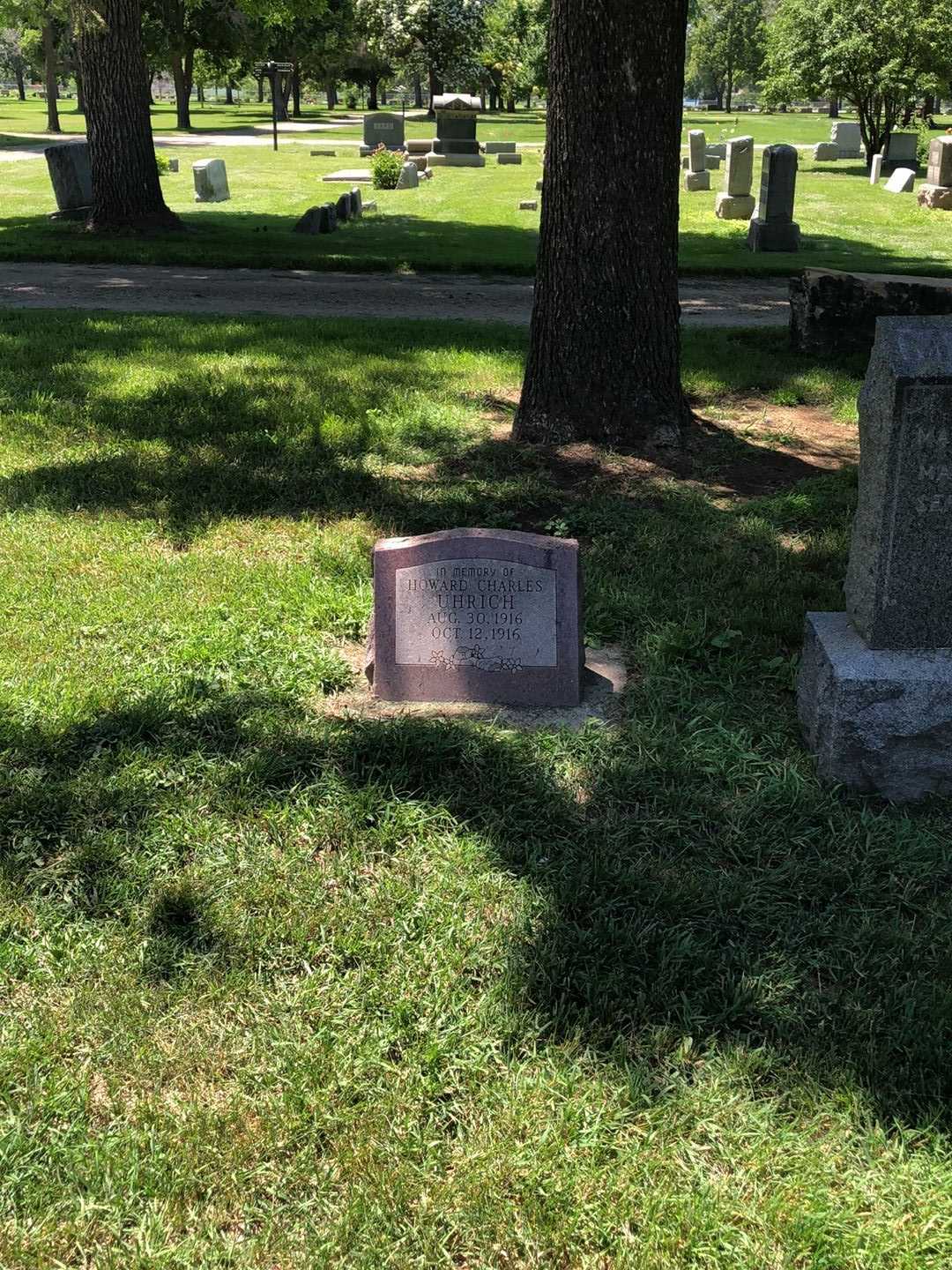 Henry Howard Charles Uhrich's grave. Photo 2