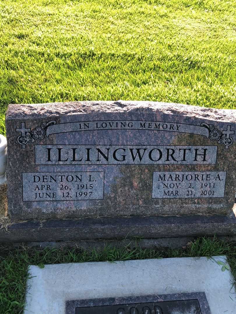 Marjorie A. Illingworth's grave. Photo 1