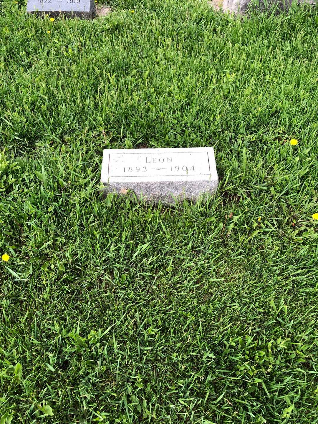 Leon Nafus's grave. Photo 2