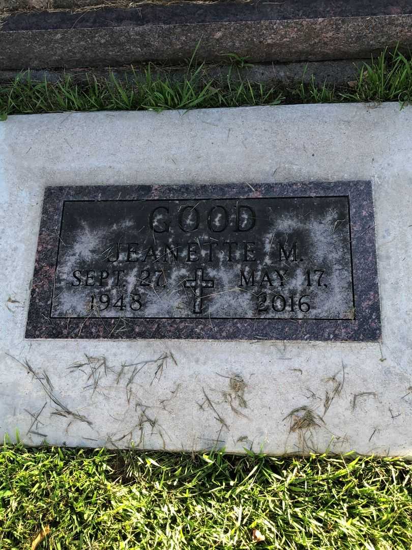 Jeanette M. Good's grave. Photo 5