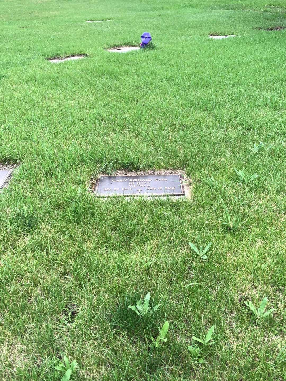 Gary Ronald Cain's grave. Photo 2