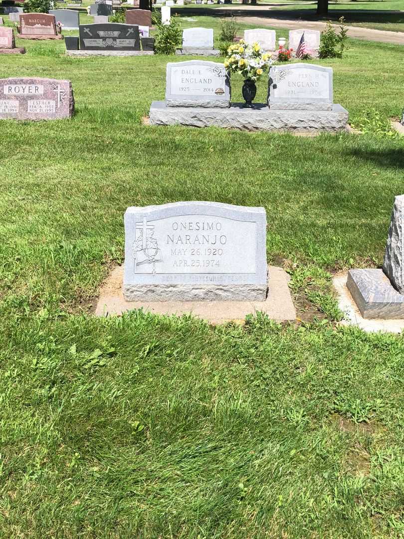 Onesimo Naranjo's grave. Photo 2