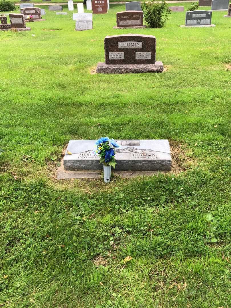 Mervin L. "Red" Kail's grave. Photo 2