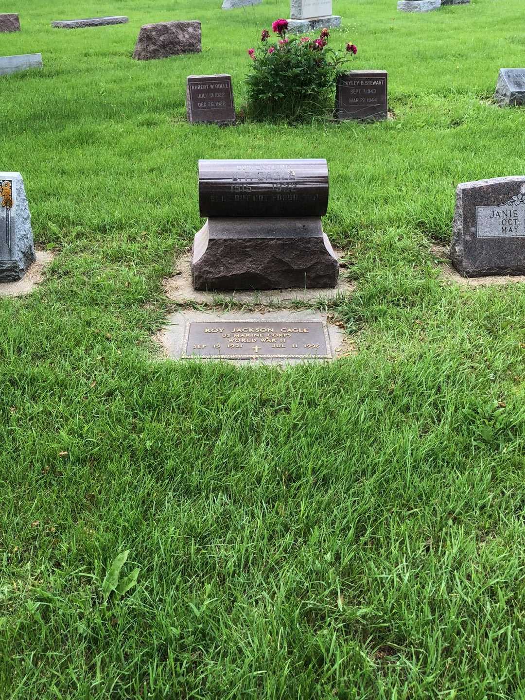 J. P. Cagle's grave. Photo 4