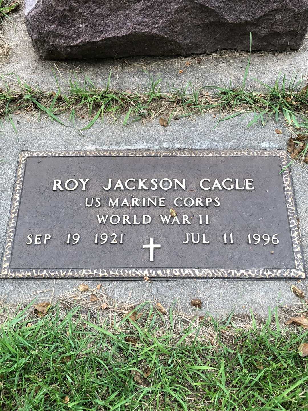 Roy Jackson Cagle's grave. Photo 4