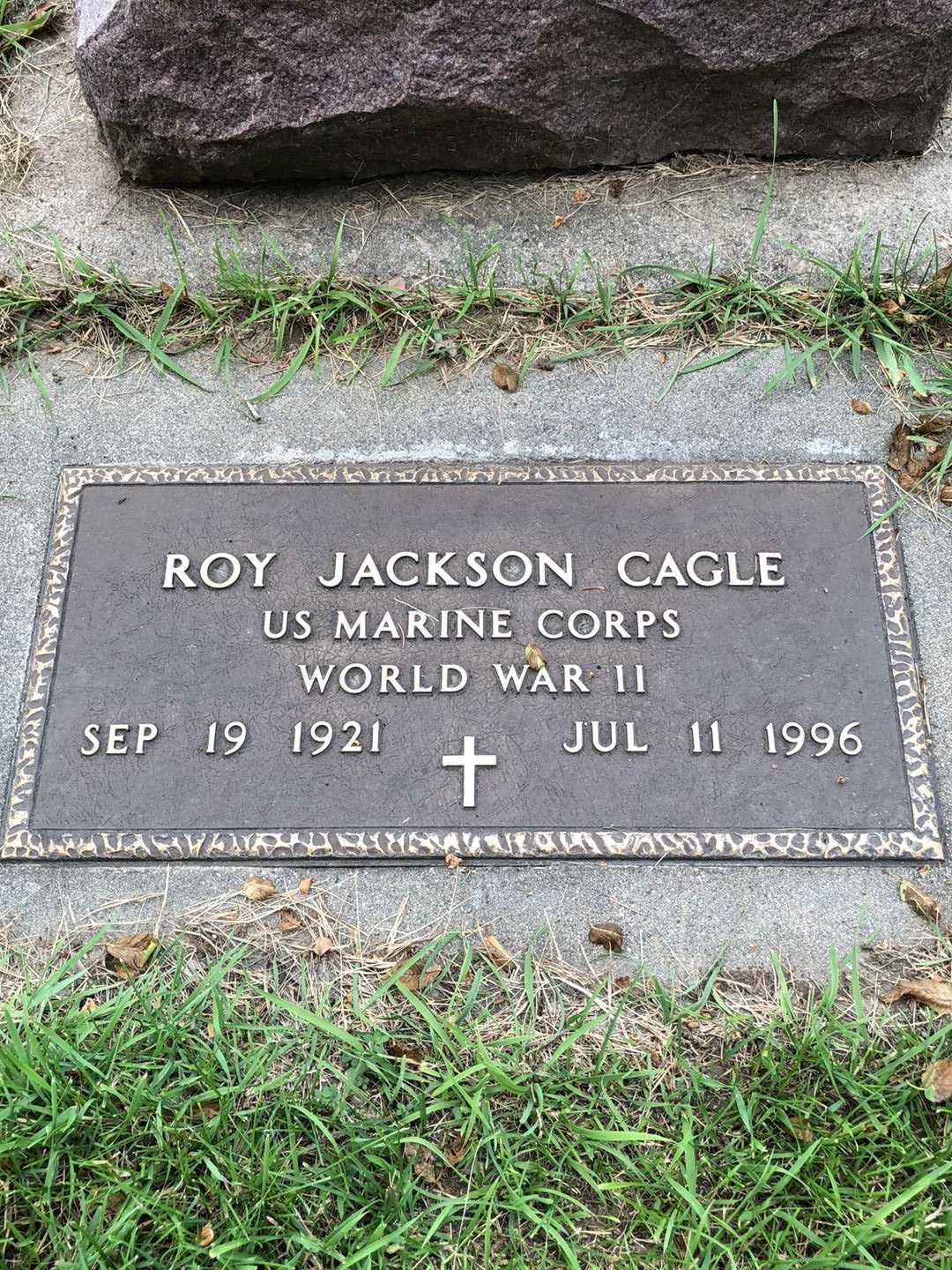 Roy Jackson Cagle's grave. Photo 5