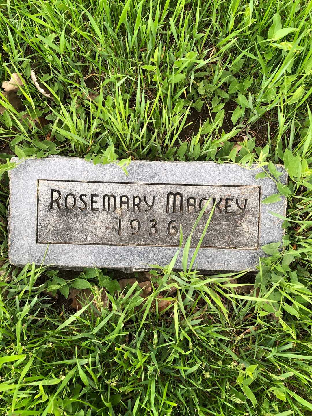 Rosemary Mackey's grave. Photo 5