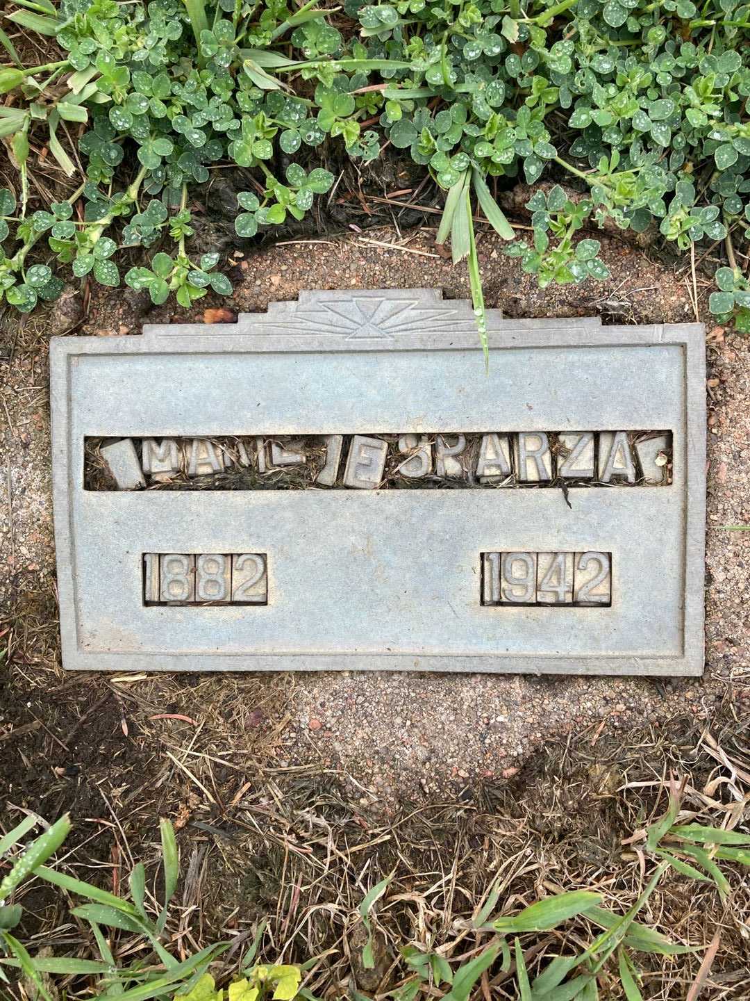 Marie Esparza's grave. Photo 1