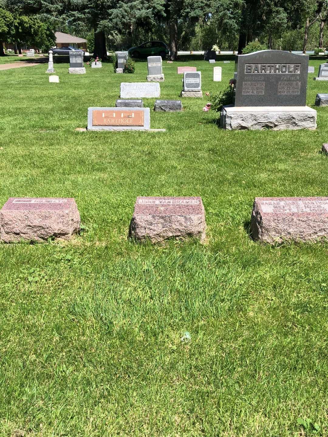 John Van Bramer's grave. Photo 2