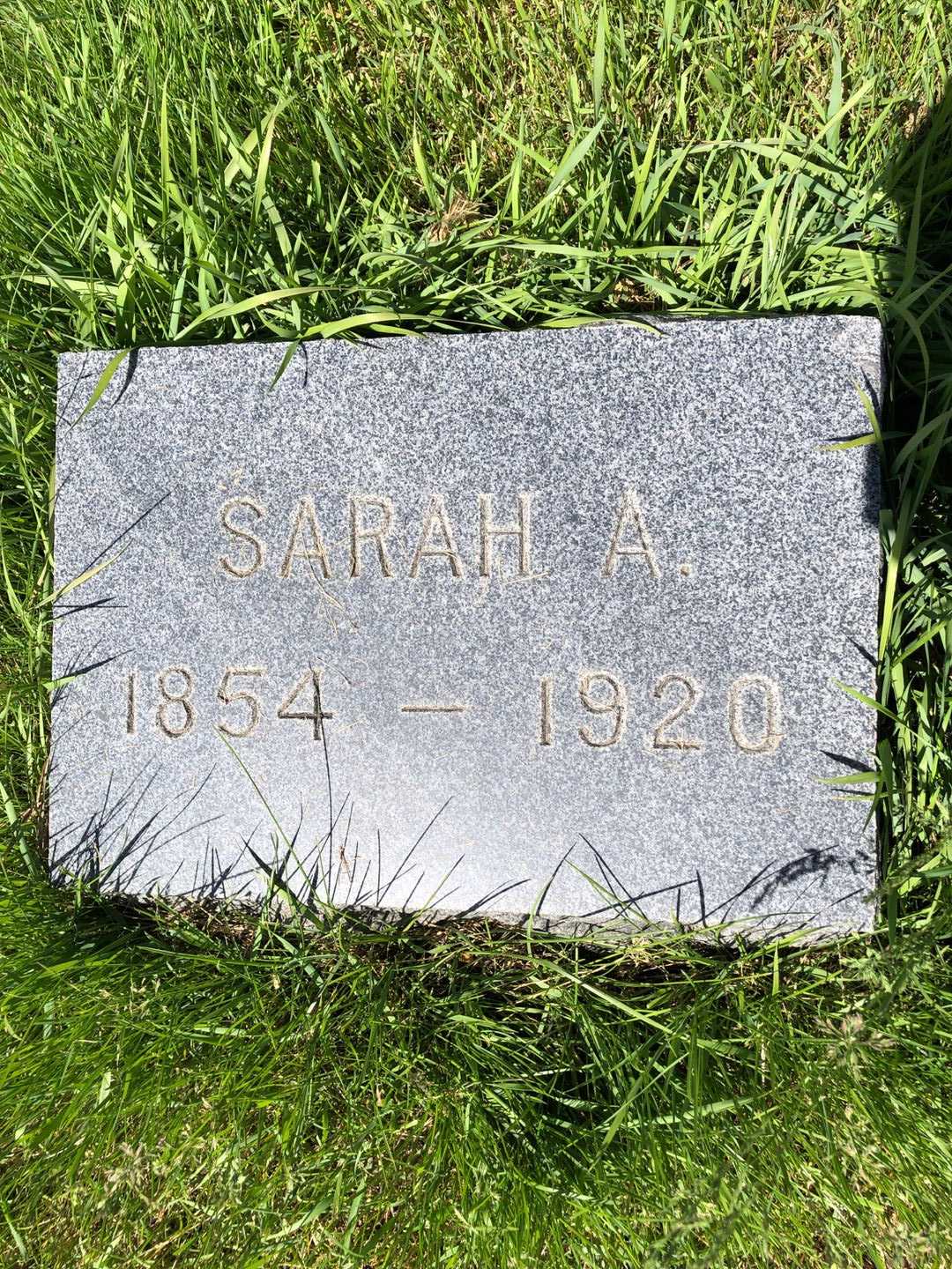 Sarah A. Yantiss's grave. Photo 3