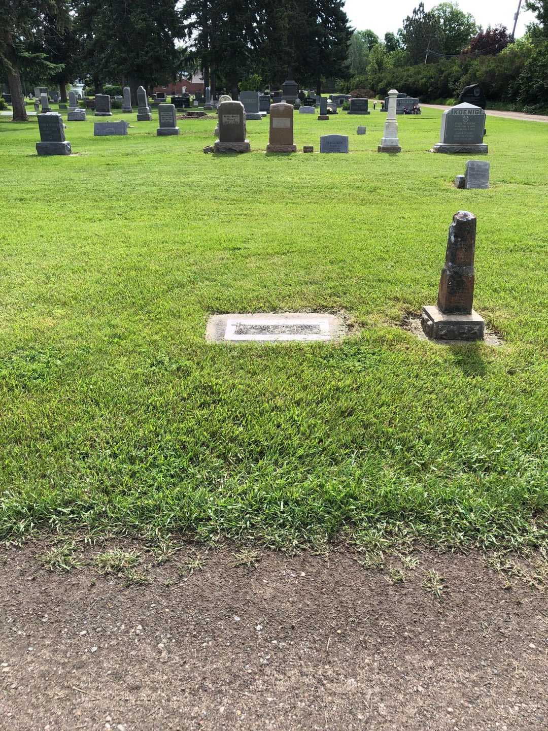 Alma E. Jackson's grave. Photo 2